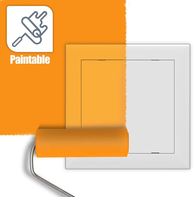 Flamorrow Access Panel for Drywall, Plumbing Access Door, 6" x 6" Self Adhesive Wall Hole Cover for Drywall, Durable Plastic Access Panels for Ceiling - Image 5